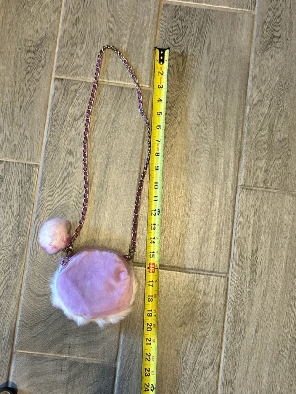 Ty Plush Light purple Fuzzy Kenya the Ostrich Crossbody Bag